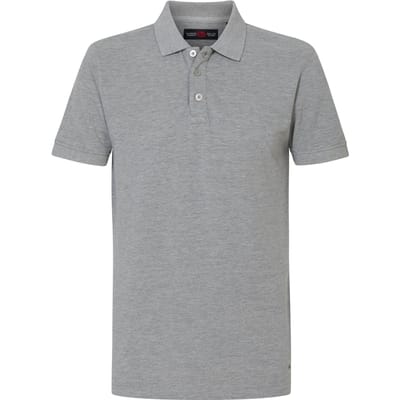Petrol Industries - Heren Essential Polo - Grijs - Maat S
