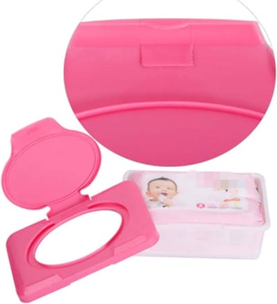 Hervulbare doekjesdoos - Draagbare container - Baby reizen - Voorkomt uitdroging - 80 doekjes - Blauw