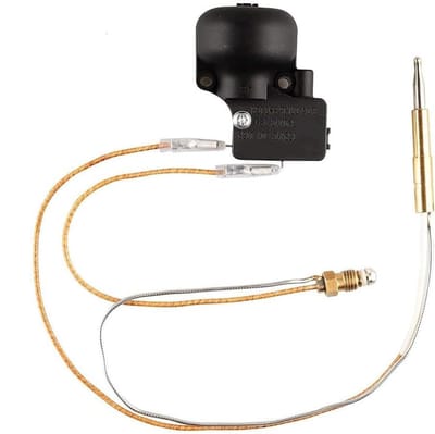 Terrashaard Reparatiekit - Veiligheidsonderdelen - Buiten Verwarming - Kantelschakelaar Thermokoppel - 350mm Draad - Zwart