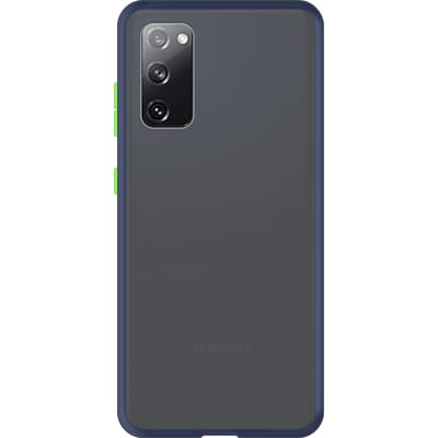 Samsung Galaxy S20 Back Cover - Blauw/Transparant