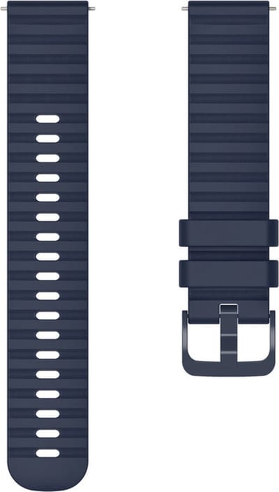 Siliconen bandje - geschikt voor Garmin Venu 2s / 3s / 4 (41mm) / Vivoactive 4s / Forerunner 255s / 265s - Huawei Watch GT 5 Pro - 42mm / GT 6 / GT 5 / GT 4 - 41mm - donkerblauw