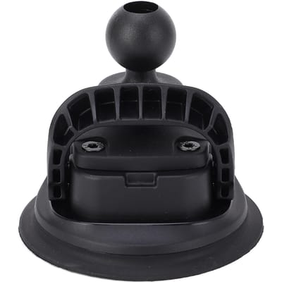 Auto Zuignap Basis met 1 Inch Bal One Touch Snelvergrendeling Sterke Kleefkracht Dashboard Voorruit black