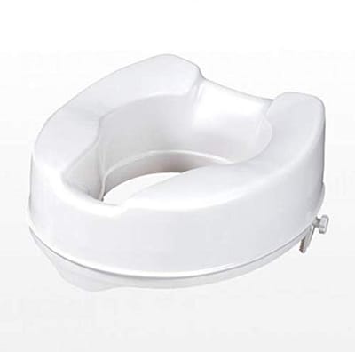 Verhoogd Toilet - Toiletverhoger Zitting - Comfortabel Zitten - Moderne Stabilisatie - 15 cm Hoog - Wit
