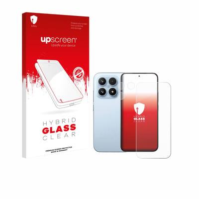 upscreen - Screenprotector voor Xiaomi 17 (Voor+Camera) - Folie Beschermfolie Beschermglas transparant