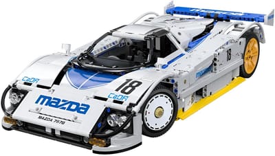 CadaBricks C63007W Mazda 787B Supercar bouwset | City fast champions adventure | Creator and classic motor bouwpakket | Technic speelgoed ideas voor volwassenen | Icons furious speed f1 auto geschikt voor Lego | Technische bouwdoos met 1797 bloks
