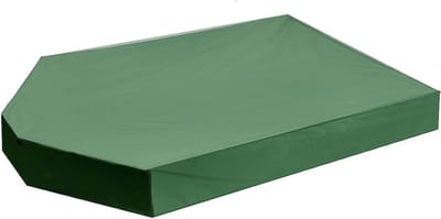 Zandbak Afdekzeil - Waterdicht Dekzeil - Buiten Spelen - Met Trekkoord - 160 x 113 cm - Groen