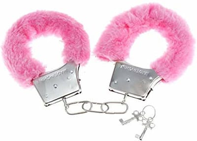 Fetish Boss Series - Handboeien - Sexhandboeien - Politiehandboeien - SM - Furry Cuffs - Zacht - Harig - Bondage - Roze
