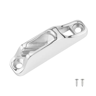 Dailygoods- Touwcleat Roestvrij Staal - Quick-Grip - Boot Accessoires - Kajak/Canoe - Lichtgewicht - Sterke Houdkracht - Bootaccessoires