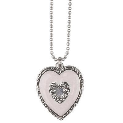 Dolce Luna Heart Ketting roze