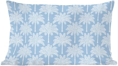 Sierkussens - Kussentjes Woonkamer - 60x40 cm - Palmboom - Modern - Blauw