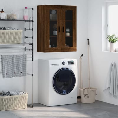 vidaXL - Bovenkast - 69,5x34x90 - cm - bruin - eikenkleur