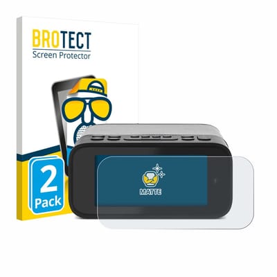 BROTECT - Screenprotector voor TechniSat Digitradio 52 BT - Folie Beschermfolie matte 2 Stuks