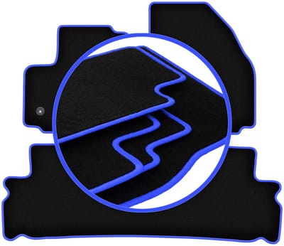 CARLUX-BLUE automatten voor: Ford Galaxy MK2 minivan (2012-2015)