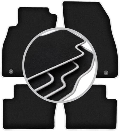 CARLUX-SILVER automatten voor: Chevrolet Malibu V stationwagen, liftback, sedan (2011-2015)