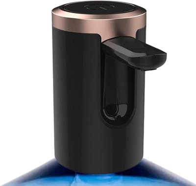 Elektrische Waterpomp - Automatische Dispenser Fles - Water Tappen - Stille Splashproof - 6.5 x 6.5 x 10.7 cm - Zwart