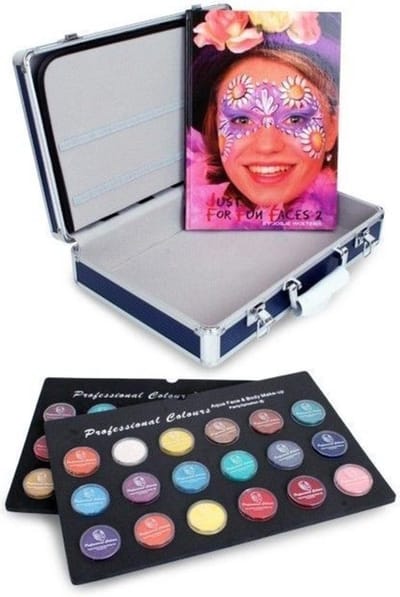 Schminkkoffer 36 x 10 gram in tray + schminkboek