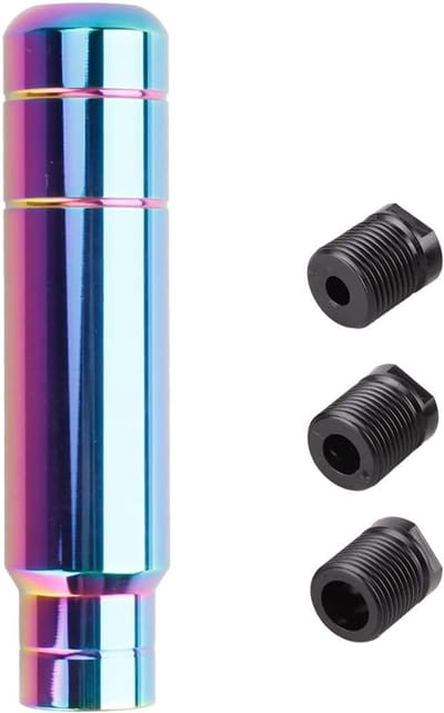 Schakelpook - Pookknop Handmatig - Auto Interieur - Universele Pasvorm - 13cm Lengte - Neo