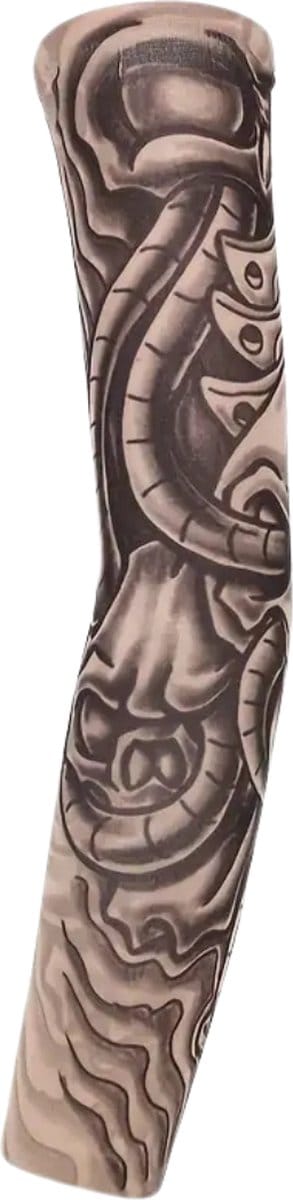 Livano Tattoo Sleeve - Voor Volwassenen - Mouw - Tatoeage - Arm Warmer - Zonbescherming - UV Beschermend - 2 Stuks
