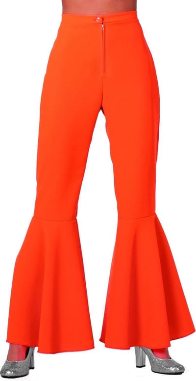 Hippiebroek oranje Jess - Maat 40