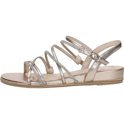 Tamaris Sandalen goud Textiel - Dames - Maat 37