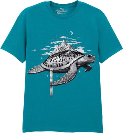Schildpad Adventure Turtle The Coloured House T-shirt XXL