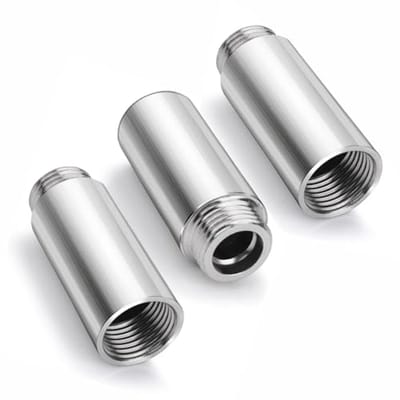 Kraanverlenging 1/2 inch x 80 mm - 3 stuks doucheslang verlengbuis