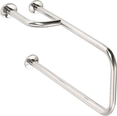 Sapho Badkamer apparatuur - Steungreep, lengte 50 cm, links, roestvrij staal XH530