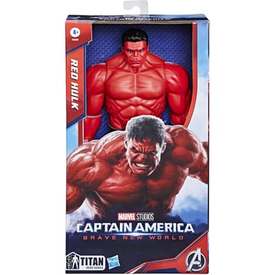Marvel Captain America Brave New World Titan Hero Series Red Hulk 30 cm