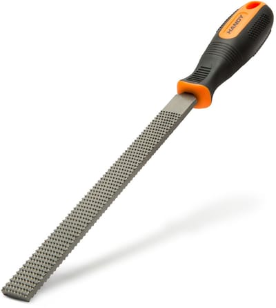 Houtrasp Halfrond – Middelgrof – Gehard Snijvlak – Ergonomische Rubber Handgreep – Voor Vormgeven, Ontbramen En Afwerken Van Hout – Precisiegereedschap Voor Werkplaats En Hobbygebruik [10615]
