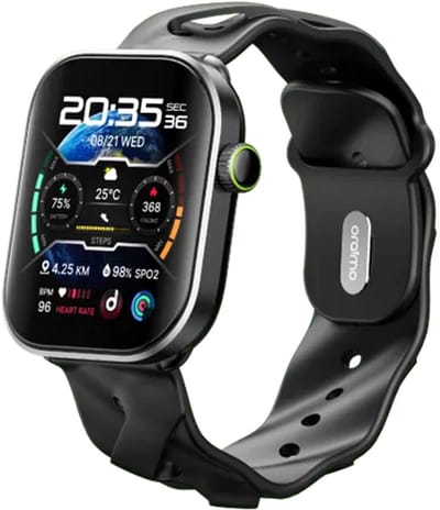 oraimo Watch Pro AM – Smartwatch – AMOLED 1,85” – Bluetooth Bellen – 14 Dagen Autonomie – Zwart