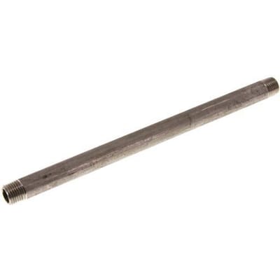 R 1/4'' RVS Dubbele Pijpnippel 20 Bar DIN 2982 - 200mm
