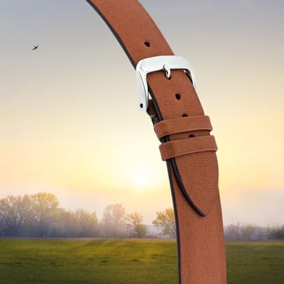 Lederband Tulsa 16mm cognac