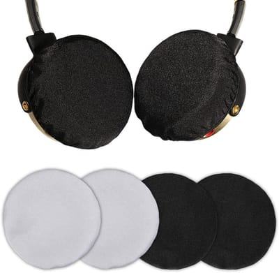 Comfortabele oorkussens, wasbare en elastische hoezen voor hoofdtelefoon, 4 stuks, ideaal voor gaming en sporten