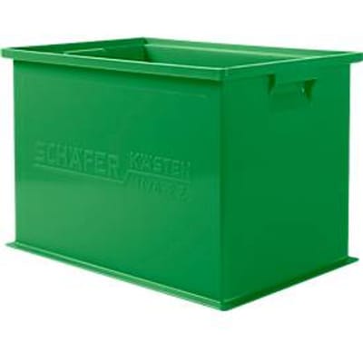 Stapelbak 14/6-2Z  – Polypropyleen – L 465 x B 314 x H 298mm – 33L – met geïntegreerde handgrepen - groen