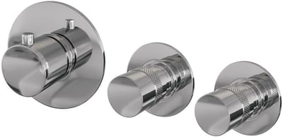 Brauer Chrome Edition - Inbouwthermostaat en - Inbouwthermostaat - In/afbouwdelen - Chroom