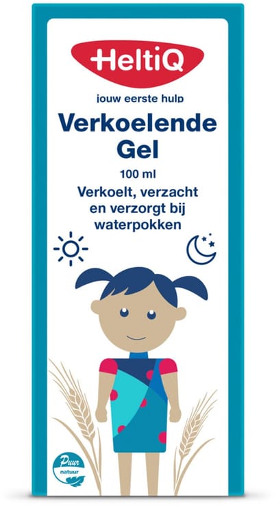 HeltiQ Verkoelende gel bij Waterpokken - 2 x - Voordeelverpakking