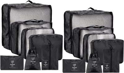14-delige Koffer Organiser Set voor Reis, Inpak Cubes voor Rugzak, Ideaal voor Vakantie en Reizen