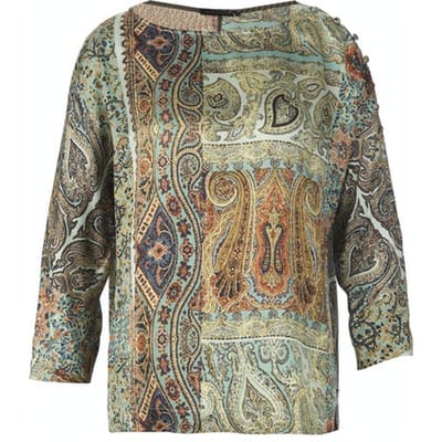 River Woods Boat Neck Popover Shirt Mix W90165 Größe: 36 | Blusen Outlet | Damen