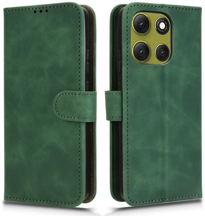 Coverup Hoesje - Geschikt voor Motorola Moto G86 Power Hoesje - Coverup Book Case - Groen