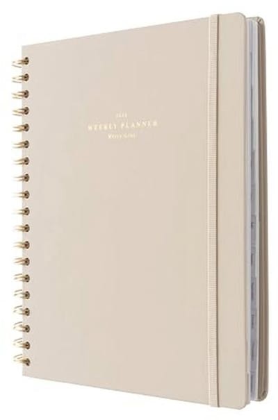 Weekagenda 2024-2025 - Misty Gray - 17 Maanden Weekplanner en Afspraakplanner