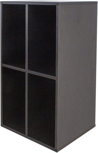 MKSS® Lp Opbergsysteem - Lp Houder - Lp Koffer - Hout - Zwart
