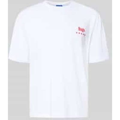 Regular fit T-shirt van puur katoen model 'NUCAVO'