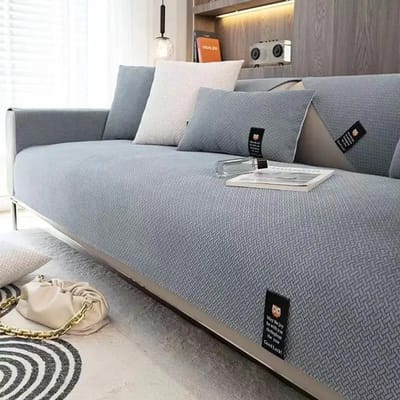 Luxe Diagonaal Ruit Sofa Hoes Europa Vier Seizoenen Universeel Chenille Sofa Kussen Hoes Antislip Sofa Handdoek voor Woonkamer 70x70cm 1pcs