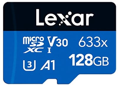 128GB microSDXC UHS-I Geheugenkaart met SD-adapter - Tot 100MB/s Leessnelheid, A1, C10, U3, V30 - ideaal voor Smartphone, Tablet en Camera