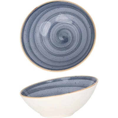 Bonna Serveerschaal - Aura Dusk - Porselein - 18 cm (450cc) - set van 2