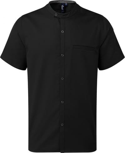 Schort/Tuniek/Werkblouse Heren S Premier Black 65% , 35% Katoen