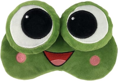 Leuk slaapmasker met 3D kikker ontwerp voor kinderen