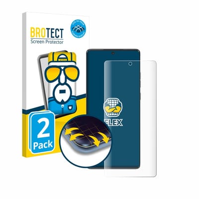 BROTECT - Screenprotector voor Motorola Moto G85 - Folie Beschermfolie transparant volledig dekking - 2 Stuks