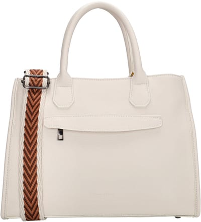 Beagles Las Palmas Handtas Schoudertas - Trendy Schouderband - Fashion Bag - Dames - Gebroken wit
