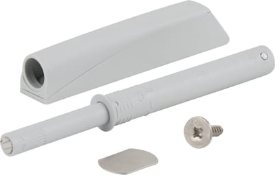 K-push met magneet 37 mm, Lichtgrijs